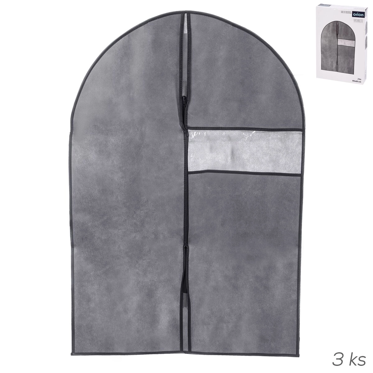 Levně ORION Obal na oblečení UROVNEJTO 60 x 90 cm 3 ks
