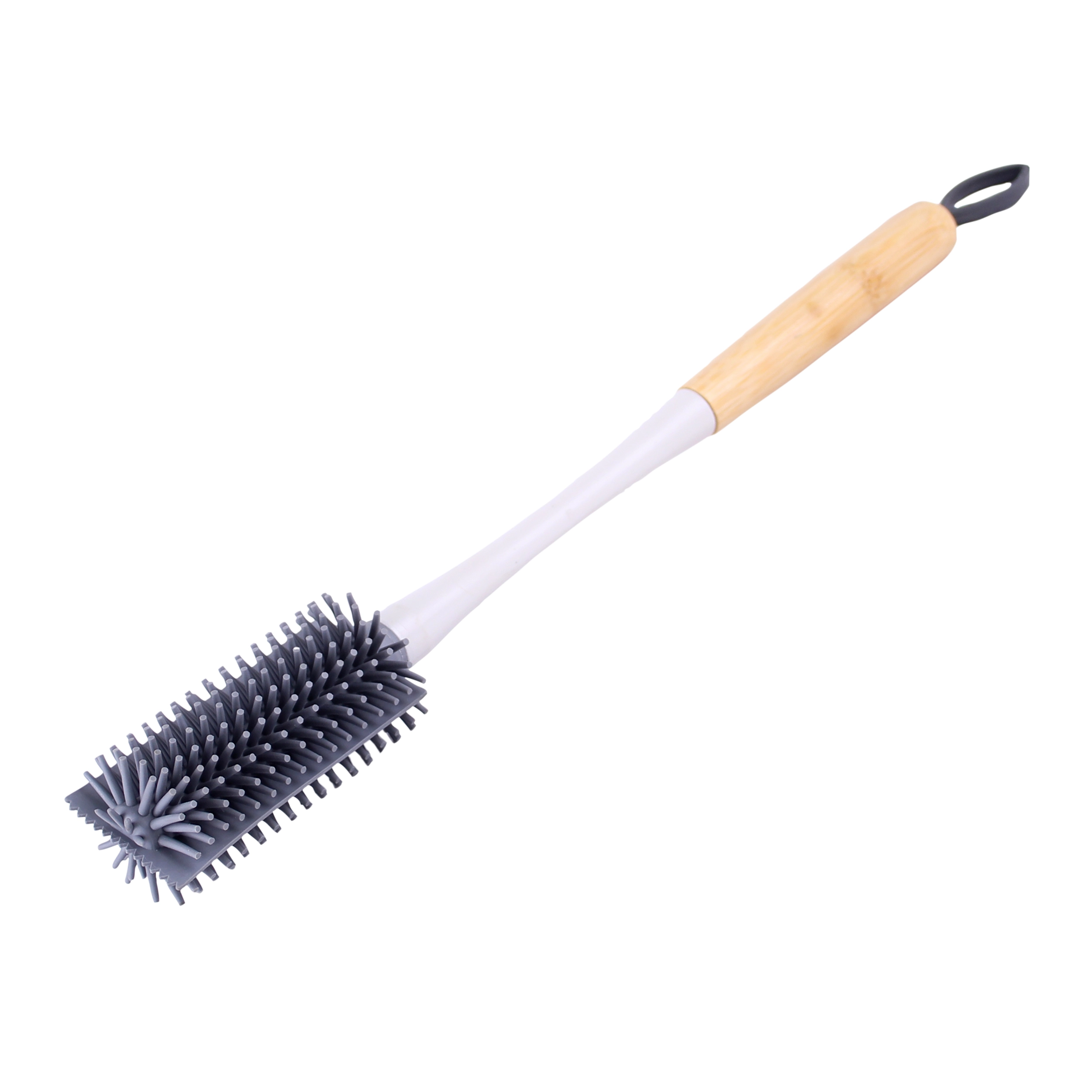 Levně Štětka na láhve s bambusovou rukojetí 37 cm TORO