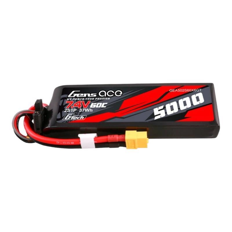 Levně Gens Ace G-Tech 5000 mAh 7,4 V 60C LiPo 2S s XT60 konektorem