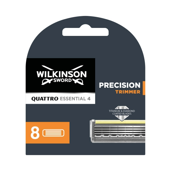 Levně Wilkinson Quattro Essentials 4 náhradní čepele 8 ks