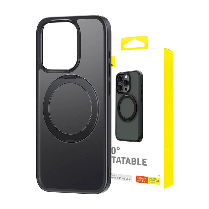 Levně Baseus Magnetické iPhone 15 ProMax CyberLoop Series černé