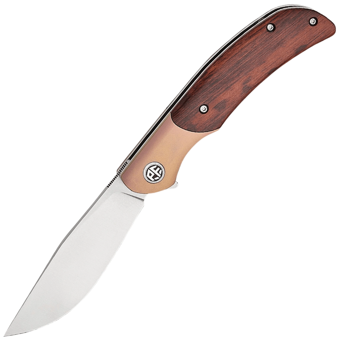Levně Petrified Fish PFP09 Hourglass Satin K110 Snakewood & Titanium PFP09SNWO