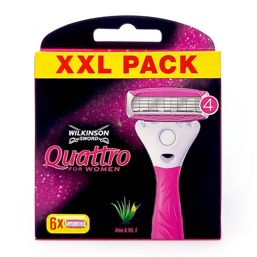 Levně Wilkinson Sword Quattro for Women 6 ks