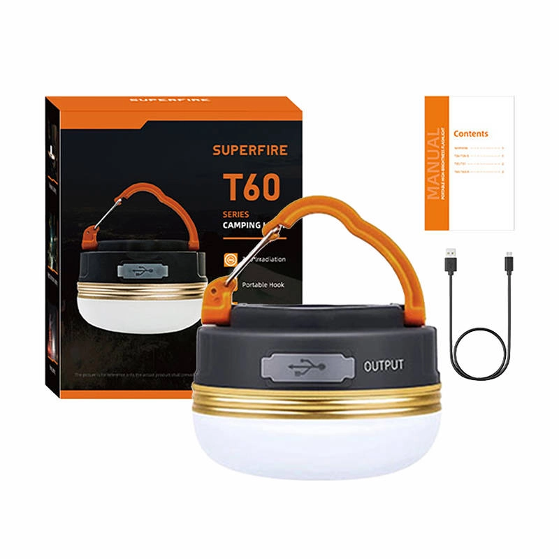 Levně Kempingová lampa SuperFire T60