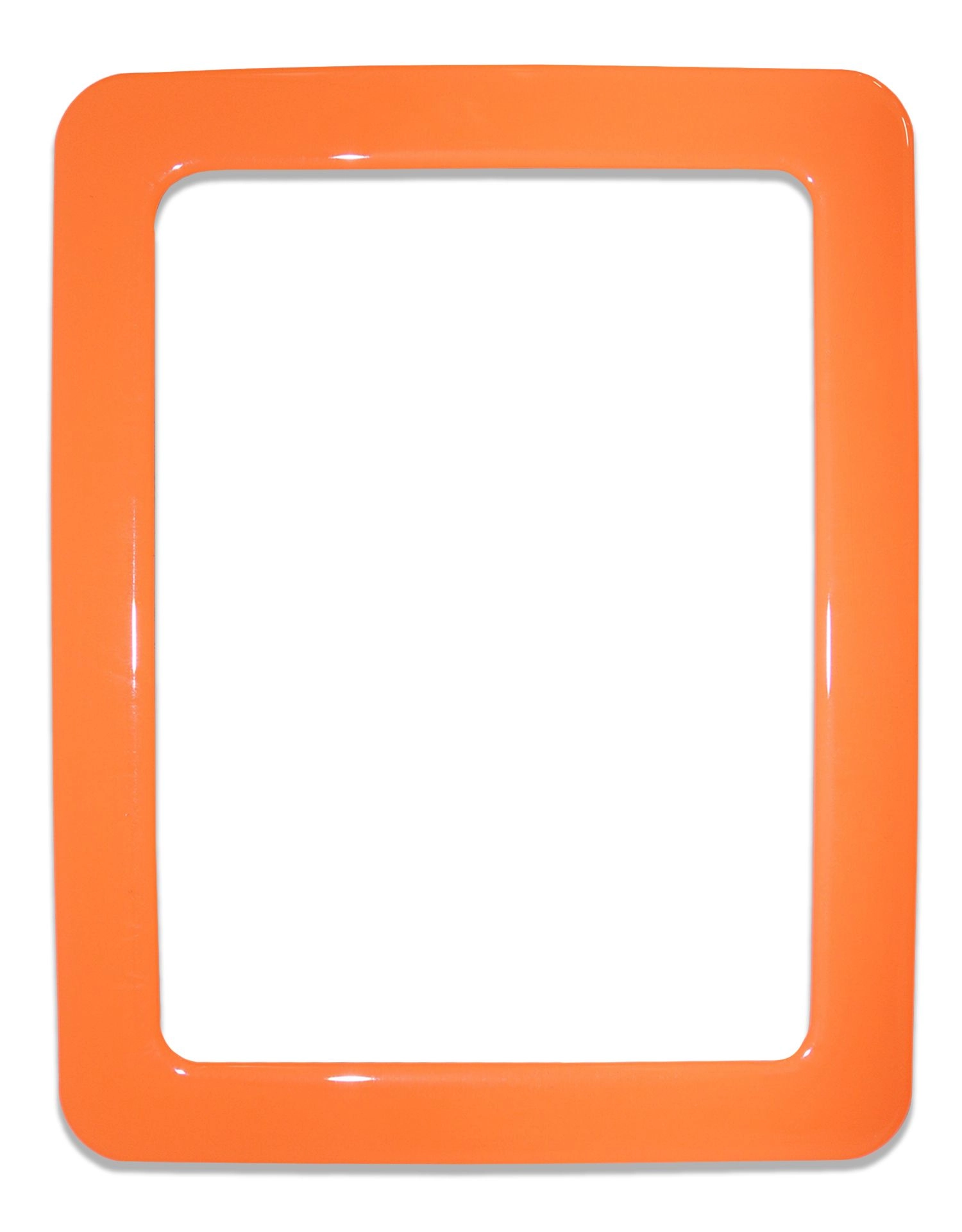 Levně Magnetický samolepicí rámeček oranžový 16,0x11,8 cm