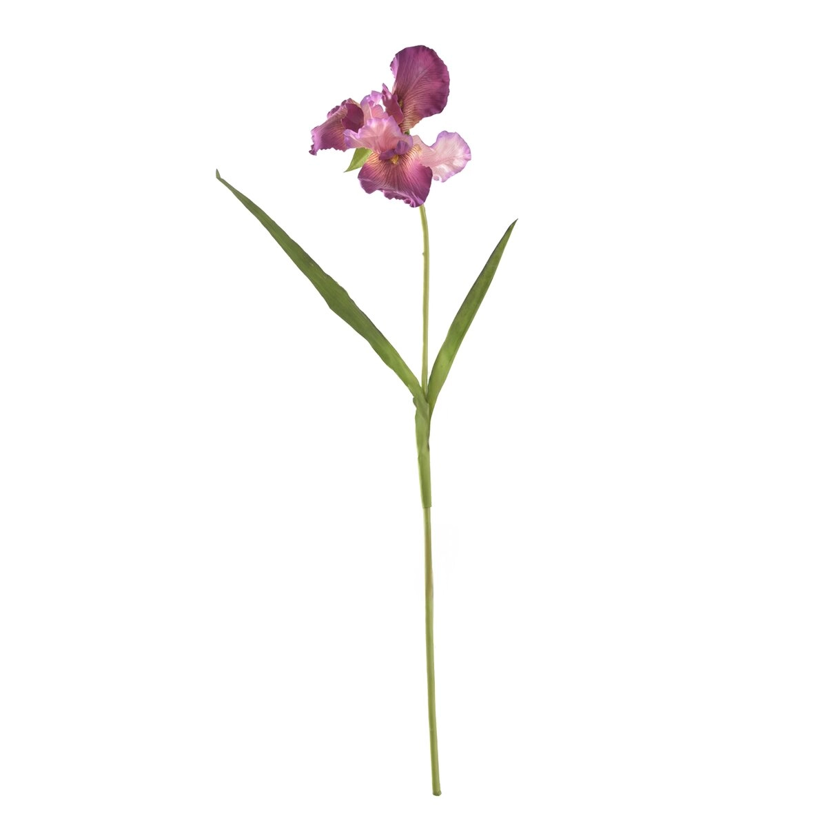Levně Umělý kosatec tmavě fialový 95 cm