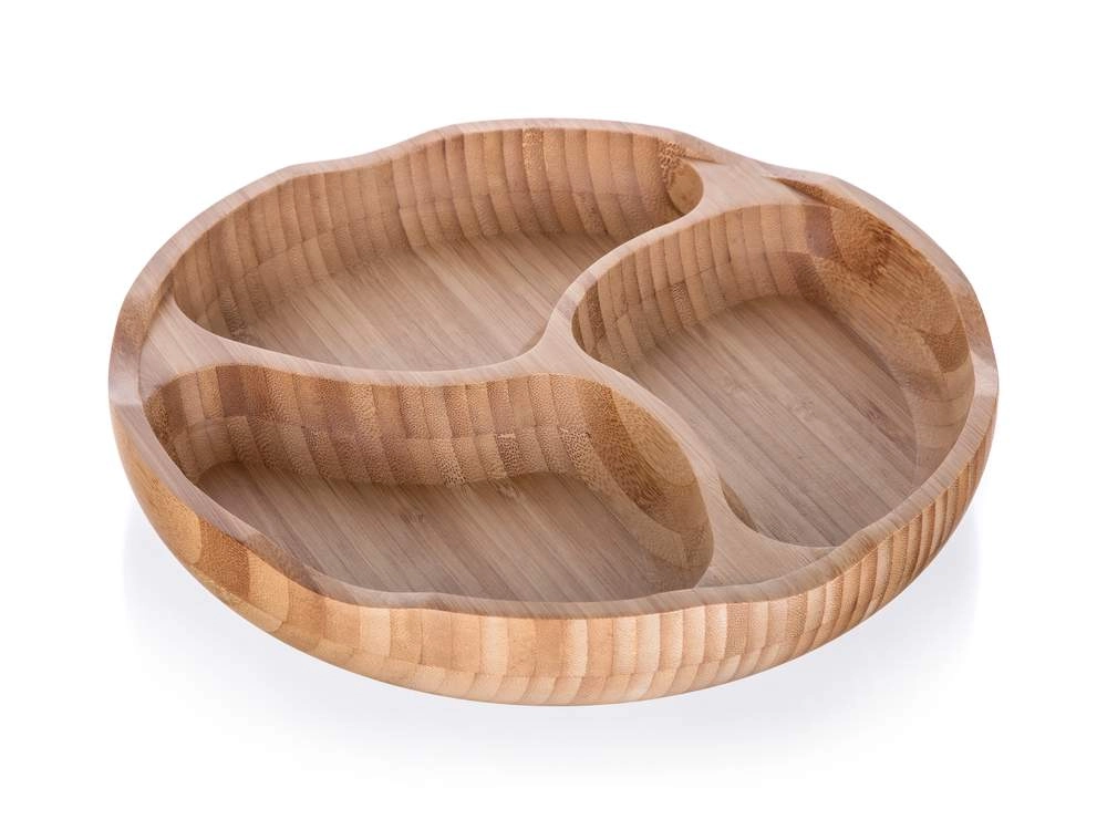 Levně Banquet miska dělená BRILLANTE Bamboo 25 x 4 cm