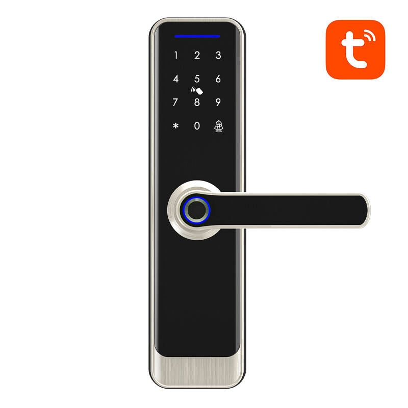 Levně Digitální chytrý zámek avatto s wi‑fi stříbrný