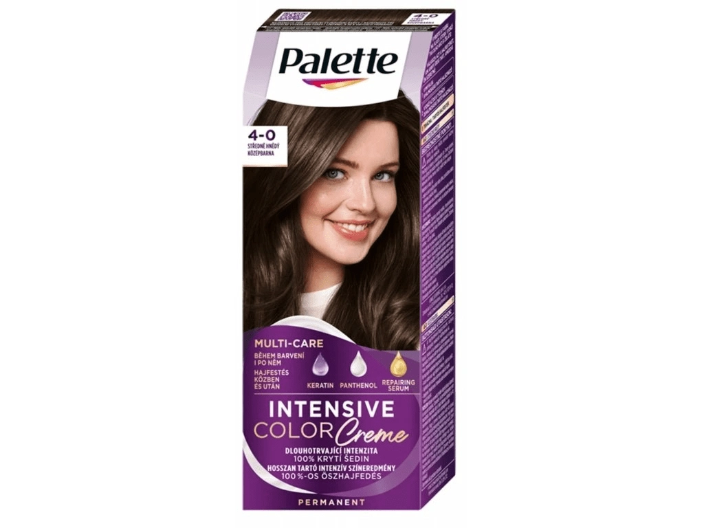 Levně Pallete Intensive Color Creme středně hnědá N3