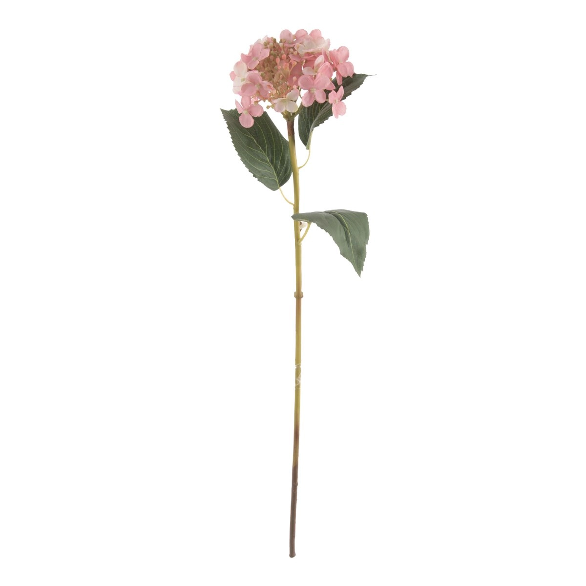 Levně Umělá květina hortenzie růžová 64 cm