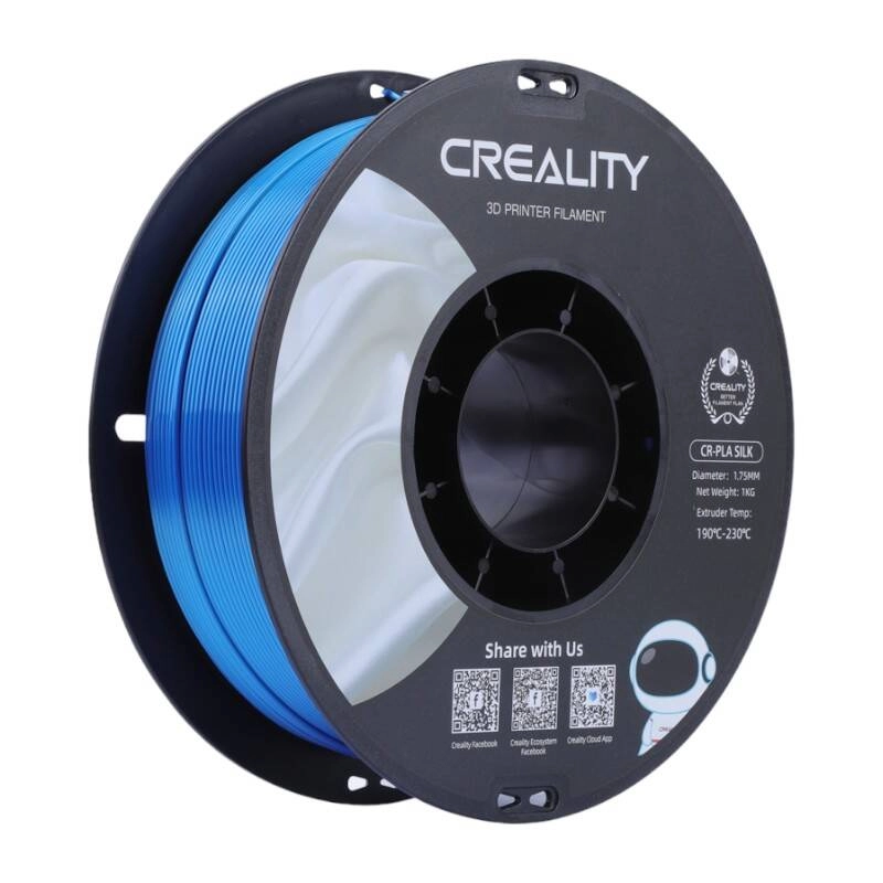 Levně Creality CR-Silk PLA modrá 1 kg, 1,75 mm
