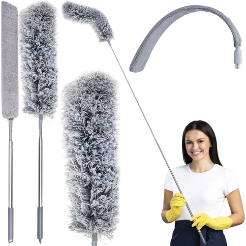 Levně Iso Trade Teleskopická prachovka 250 cm se 2 nástavci