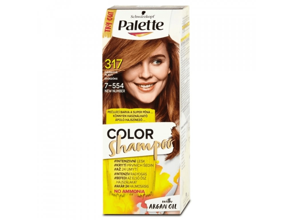 Levně Pallete Color Shampoo Oříškově plavá 317