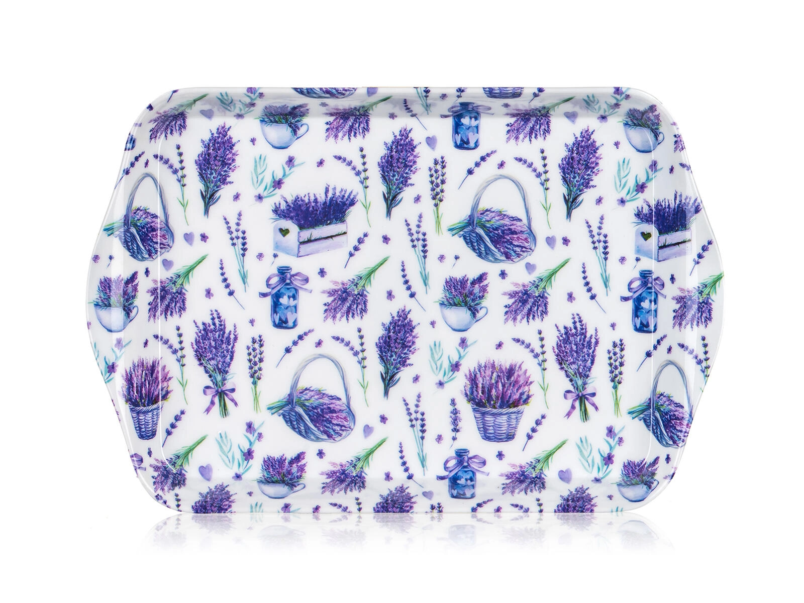 Levně Banquet Tác melaminový sandwich Lavender 21x14cm