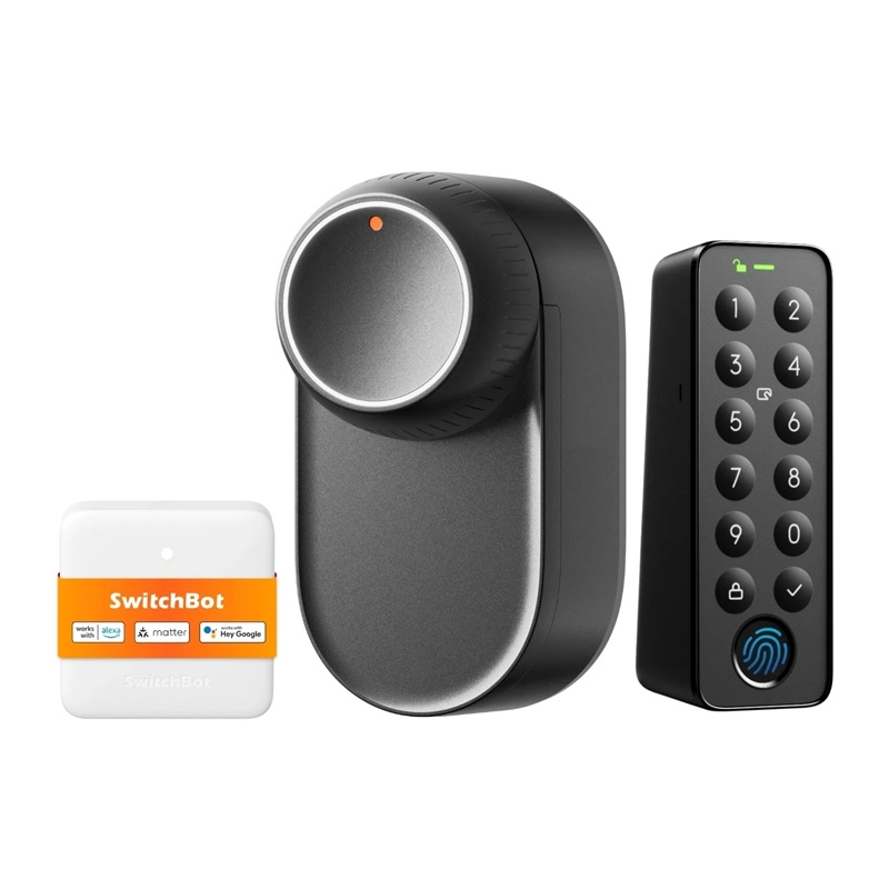 Levně Chytrý zámek SWITCHBOT Ultra 3v1 s Hub Mini Matter a klávesnicí Keypad