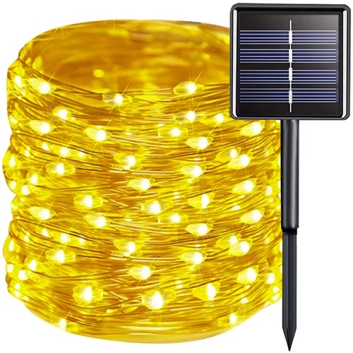 Levně Gardlov 24007 Světelný řetěz solární 150 LED IP44 15 m teplá bílá