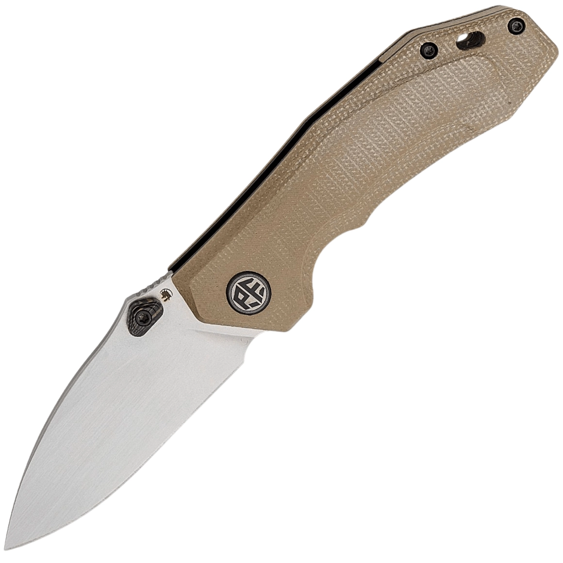 Levně Petrified Fish PFP04 Havrog Stonewash K110 khaki Micarta PFP04KAMW