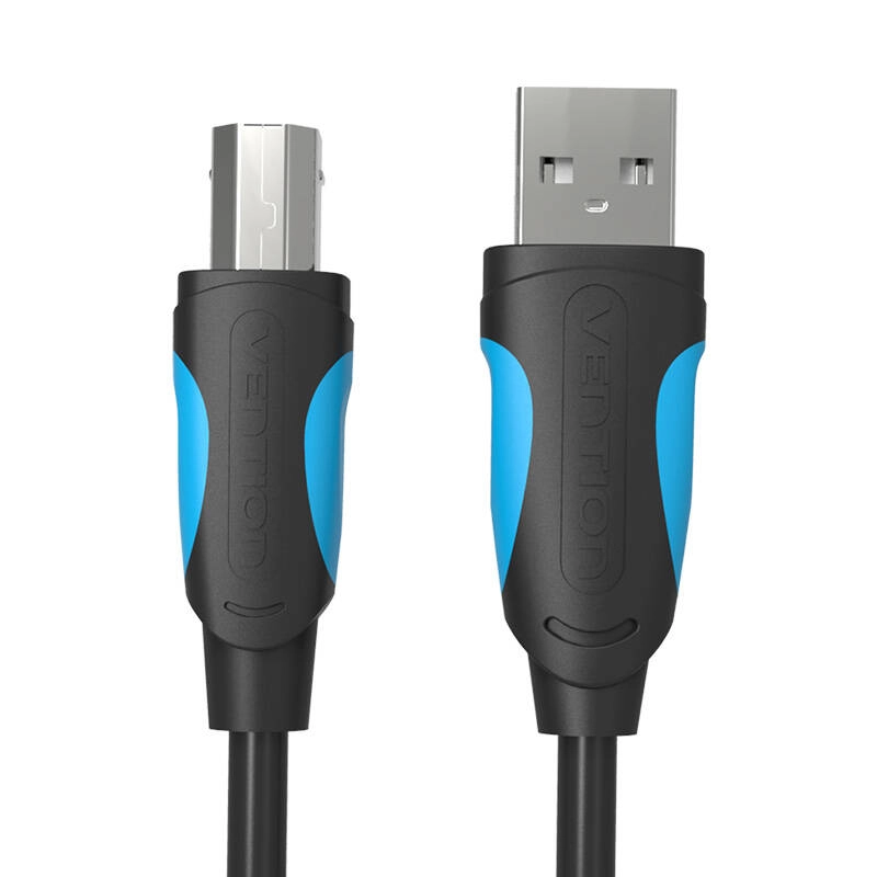 Levně Vention VAS-A16-B100 USB-A na USB-B Print, 1m, černý