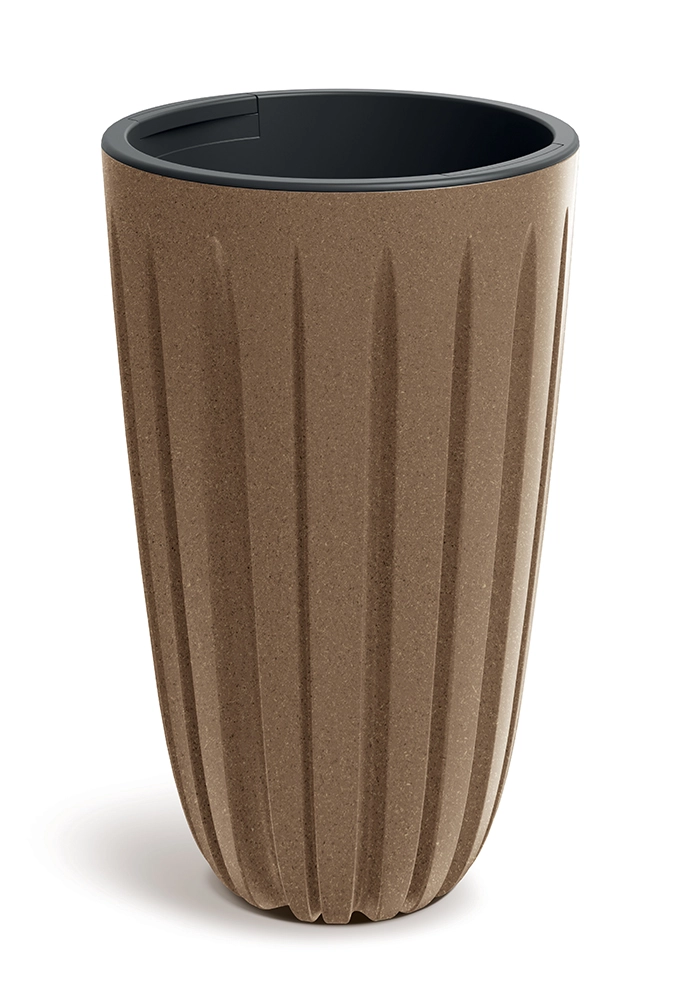 Levně Prosperplast Plastový květináč Warios Eco Wood 29x50 cm přírodní