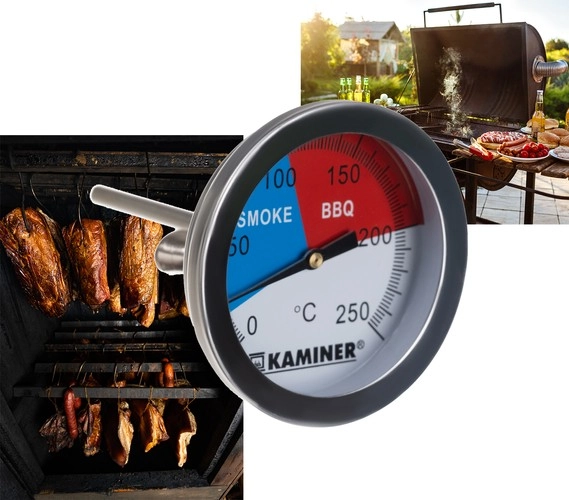 Levně APT Teploměr do grilu nebo udírny 0-250°C, AG254D