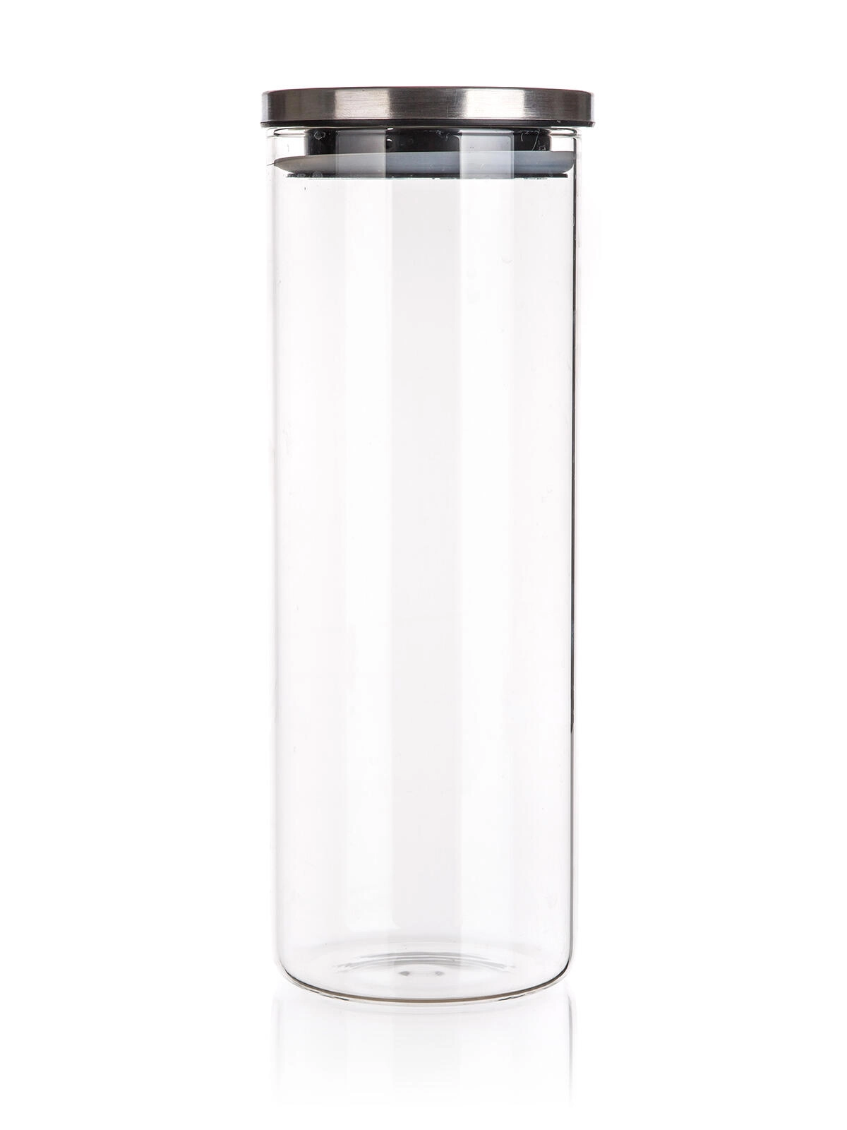 Levně Banquet dóza kul. skl.+nerez víčko FREIA 1,8 l