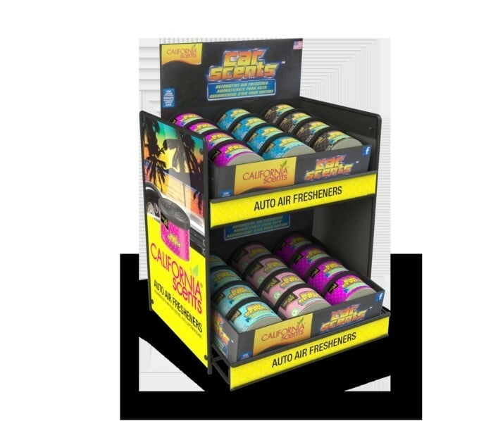 Levně California Scents stojan na vůně do auta – dvojitý pultový zásobník (24 ks)