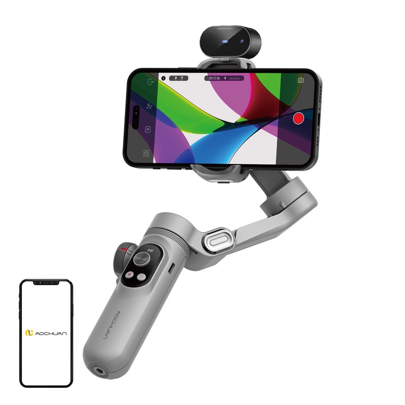 Levně AOCHUAN Stabilizátor X Pro s AI senzory (šedý)
