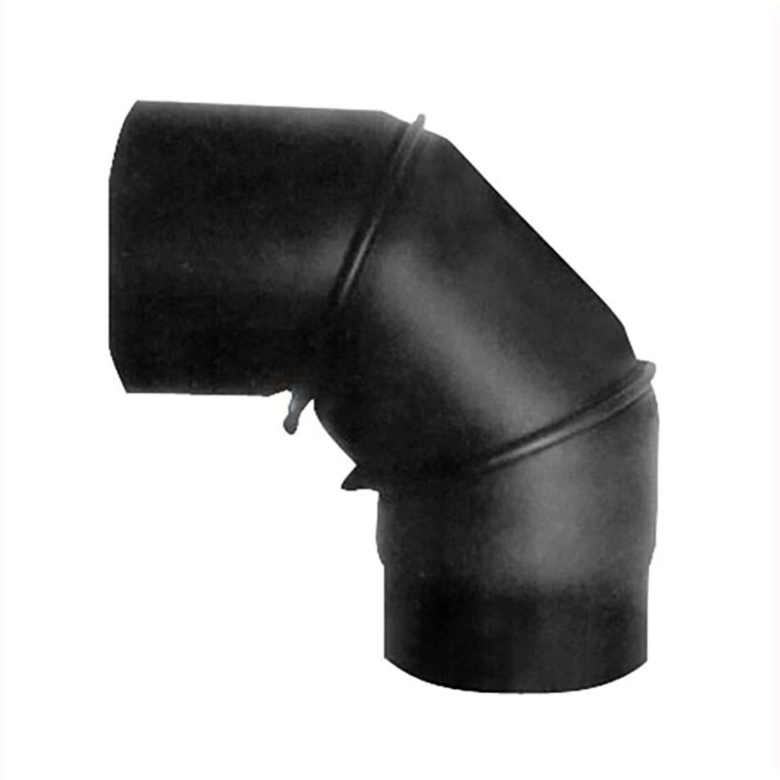 Levně STEEL Processing Koleno kouřové otočné 130mm/90st.t.1,5mm ČER 654429