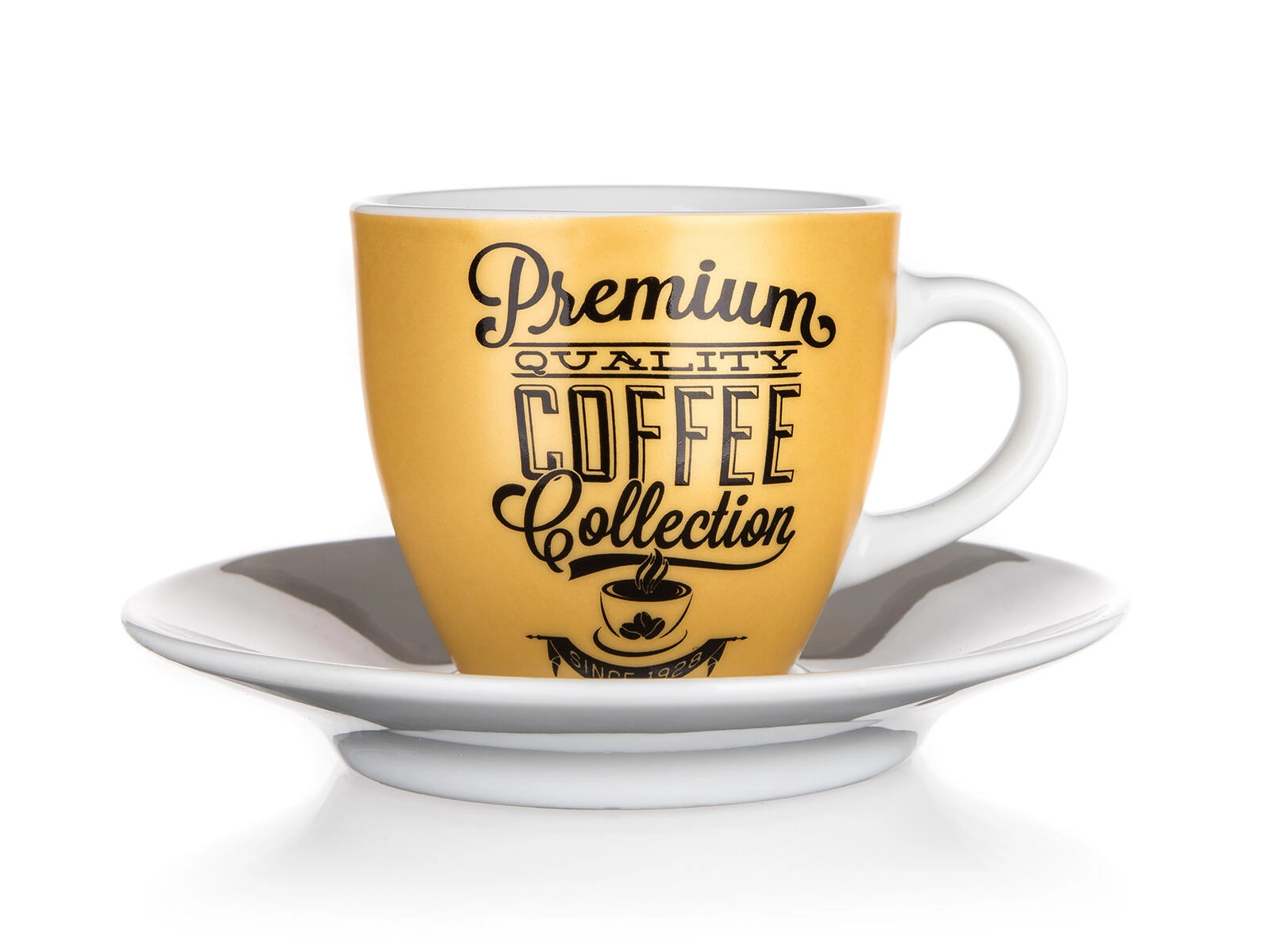 Levně BANQUET Šálek s podšálkem PREMIUM COFFEE 90 ml