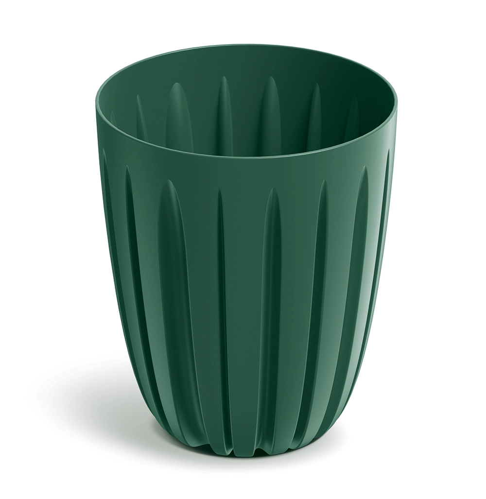 Levně Prosperplast Květináč Warios tmavě zelený, 19,2 cm