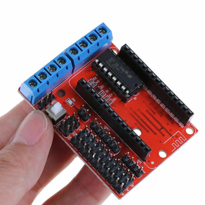 Levně Řadič motoru L293D pro ESP8266 WiFi ESP12E Lua - červený