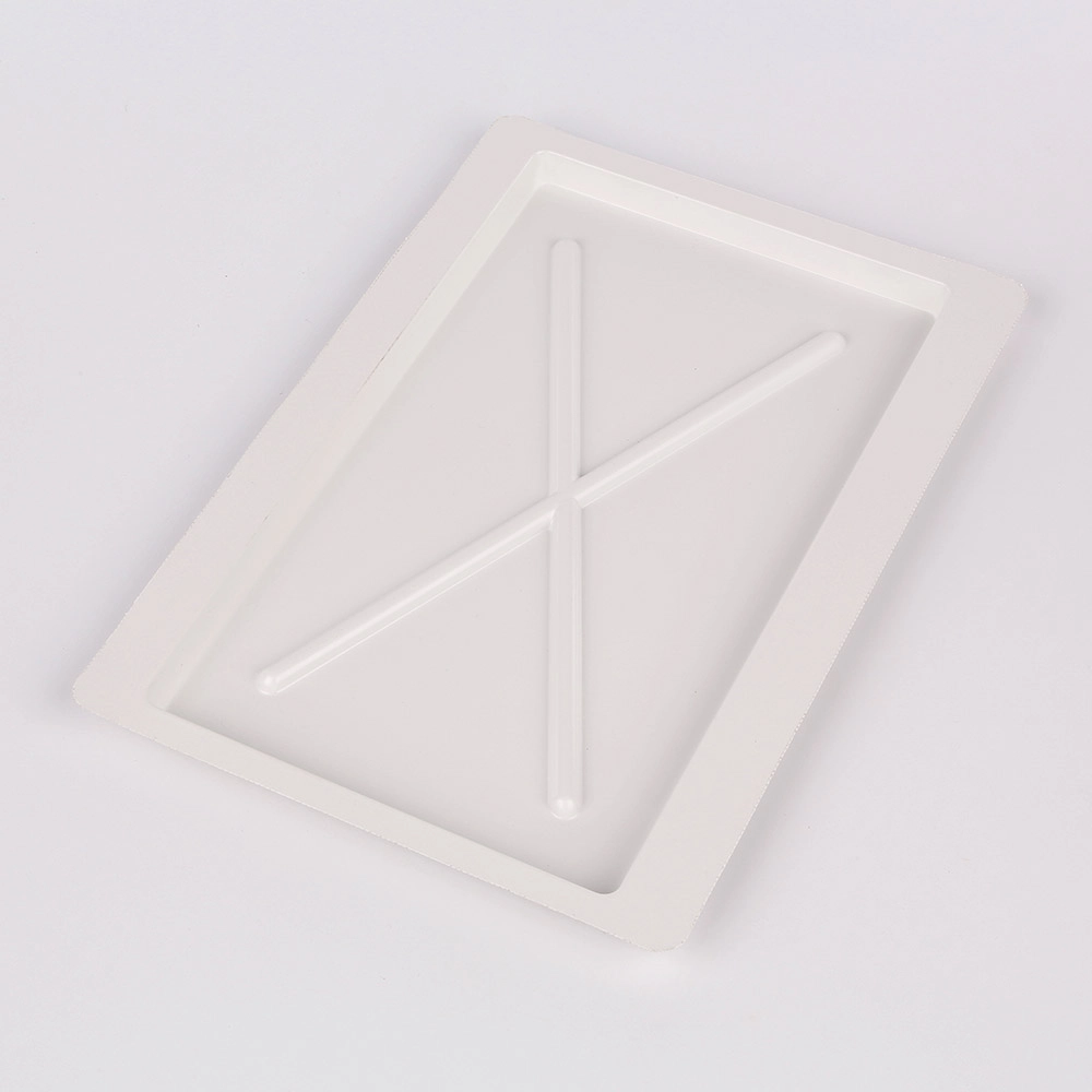 Levně Metpol bílá odkapávací miska pro dvoupatrový odkapávač 40 cm (35,5 × 23 cm)