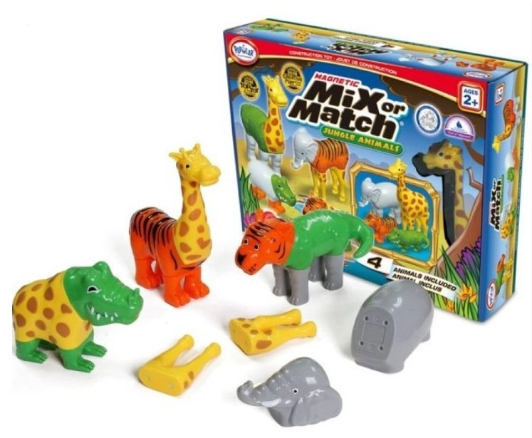 Levně Magnetická zvířátka z džungle MalBlo