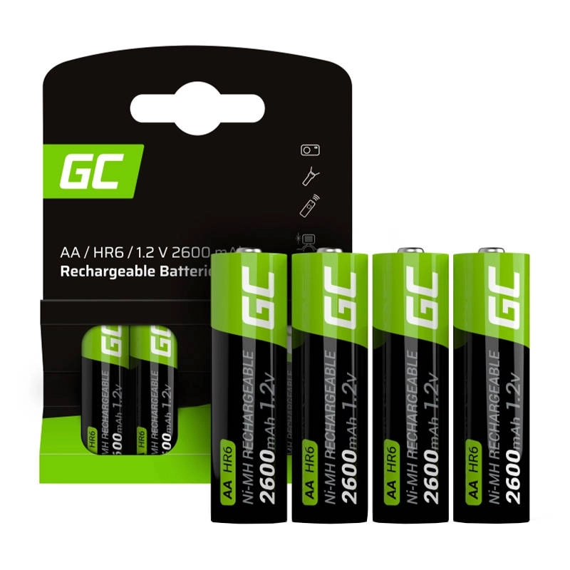 Levně Green Cell AA 2600mAh 4ks GR01