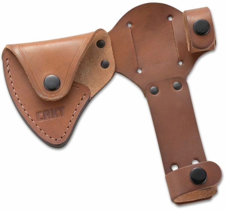 Levně CRKT CR-D2730 WOODS CHOGAN SHEATH kožené puzdro pre sekeru Woods Chogan T-Hawk CR-2730