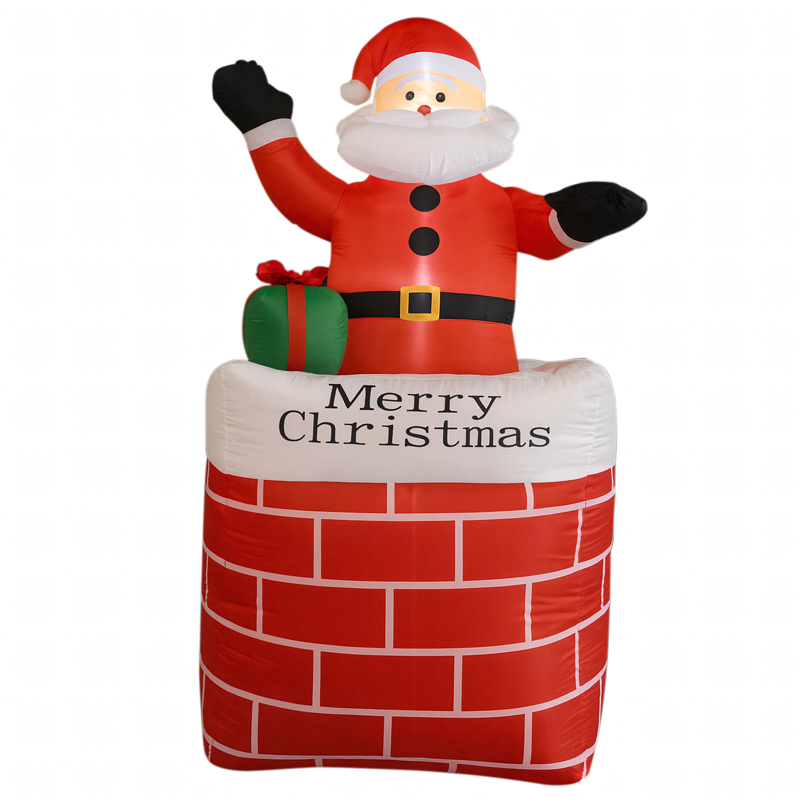 Nafukovací Santa v komíně s LED osvětlením 150 cm