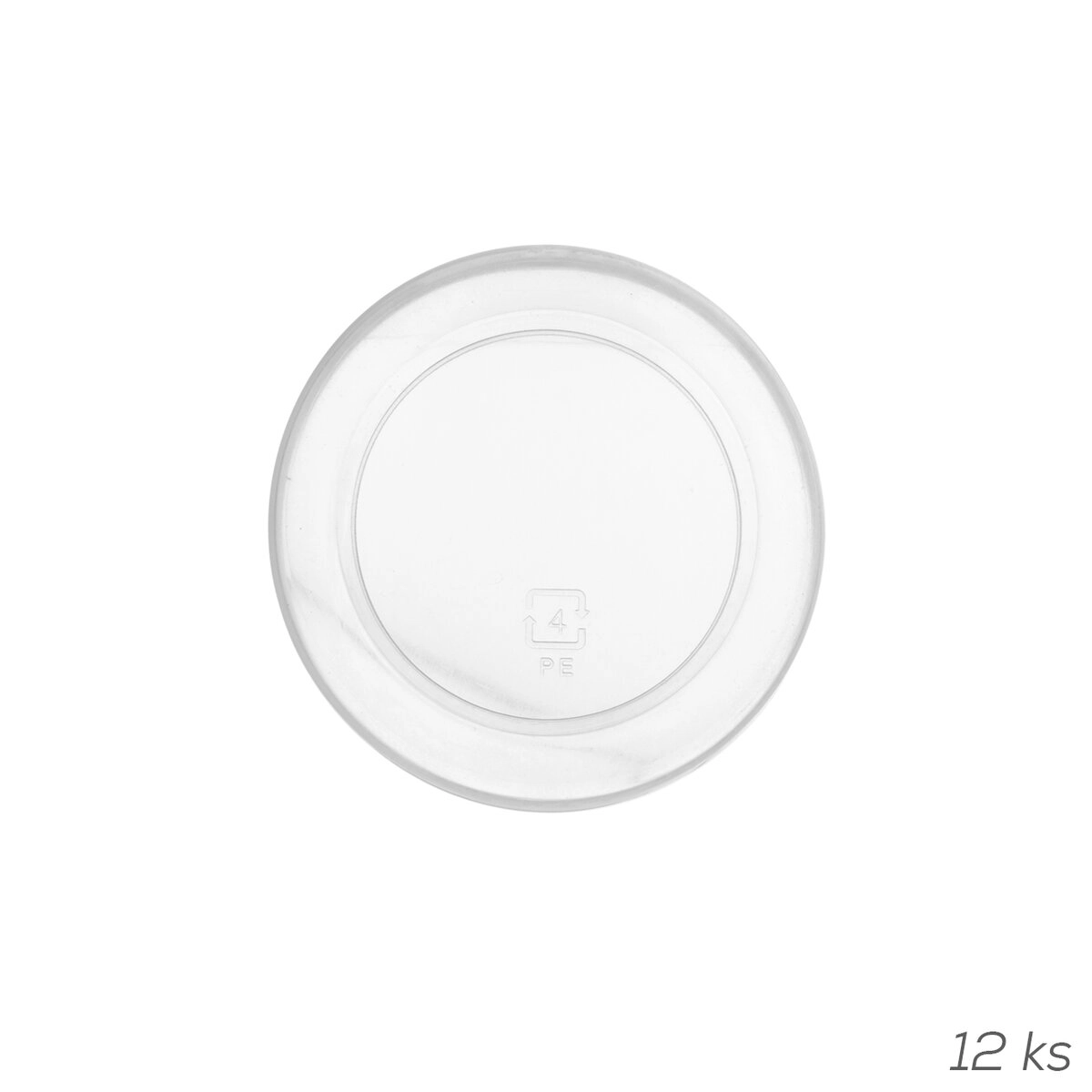 Levně Plastové víčko k dóze, průměr 5,5 cm (12 ks)