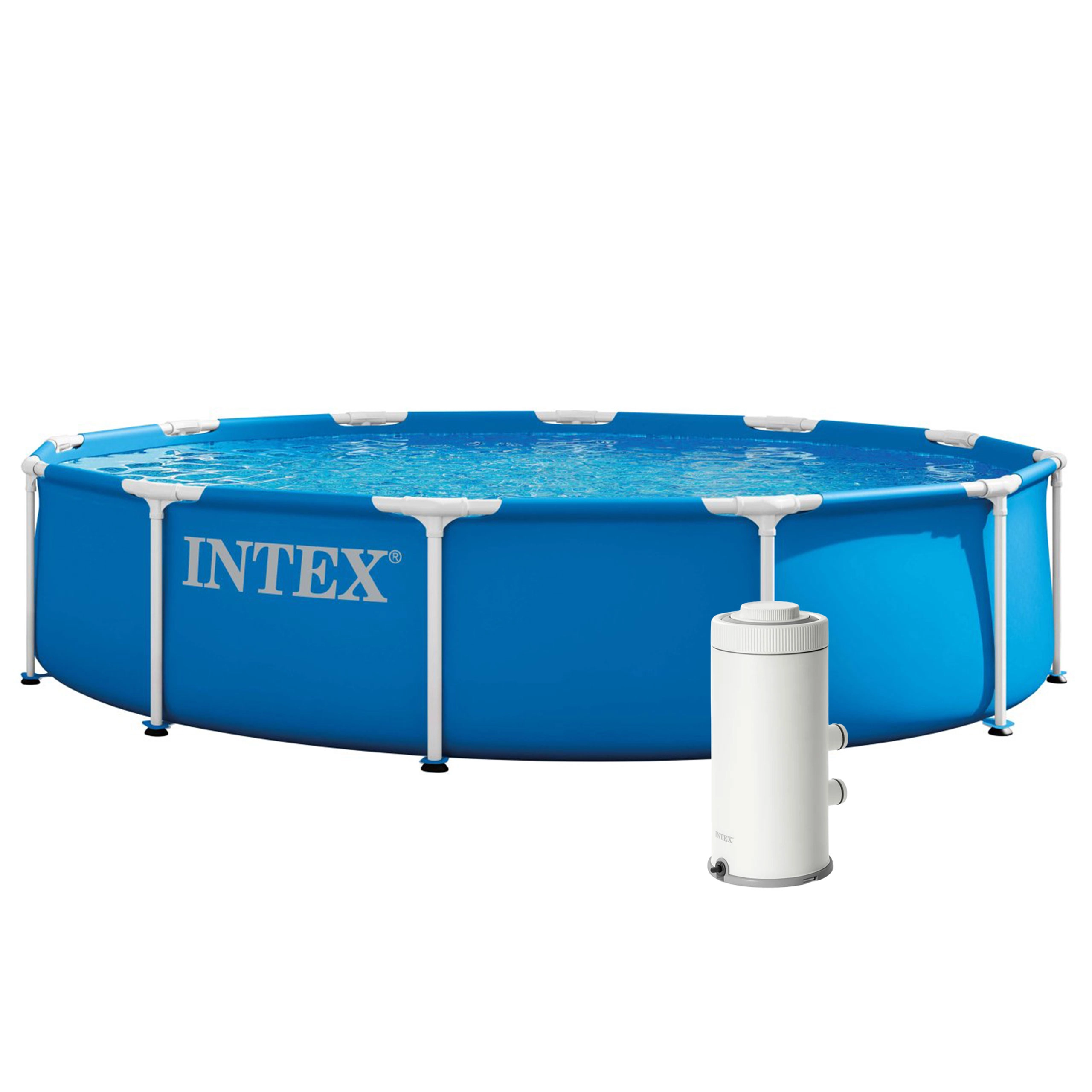 Intex zahradní rámový bazén 305 × 76 cm s filtrační pumpou