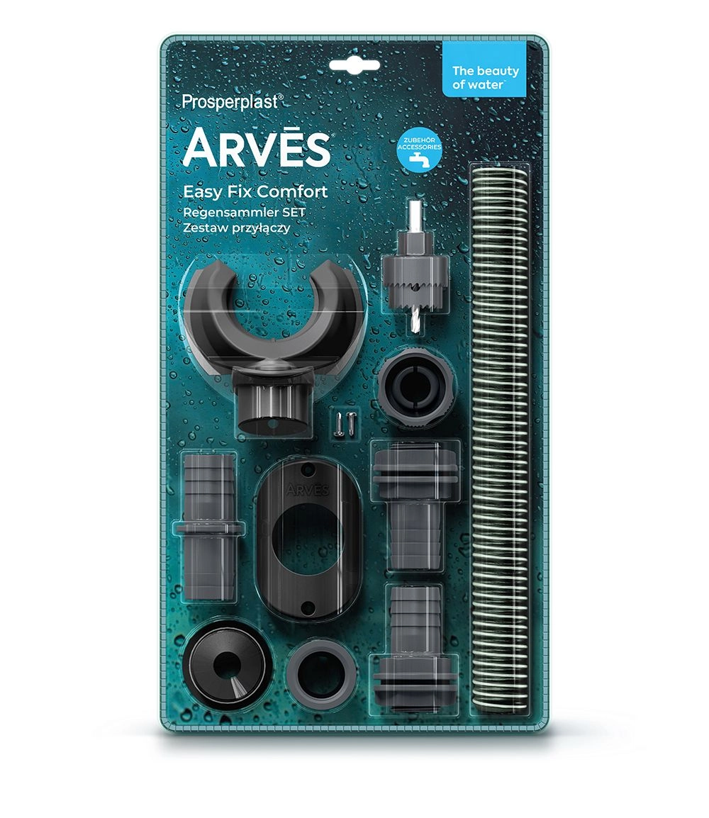 Levně Sada příslušenství k sudům na dešťovou vodu Easy Fix Comfort