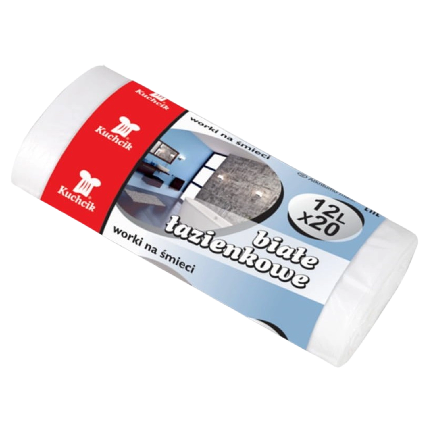 Levně Sáčky do koše 12 l Kuchcik bílé HDPE
