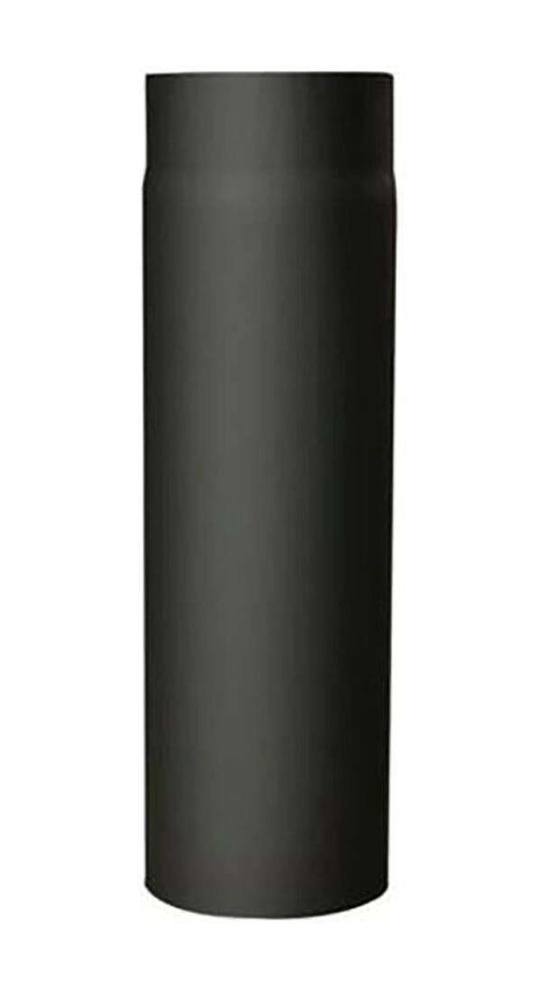 Levně Kouřová roura s otvorem 160 mm, délka 1000 mm, černá