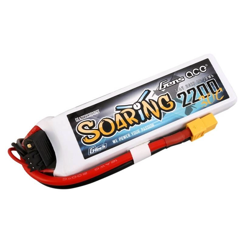 Levně Gens ace G-Tech Soaring 2200mAh 11,1V 30C 3S1P Lipo baterie s konektorem XT60