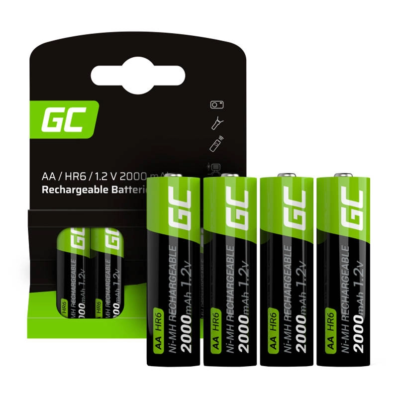 Levně Green Cell AA 2000mAh 4ks GR02