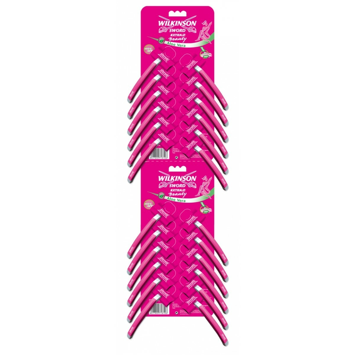 Levně Jednorázová holítka WILKINSON Extra2 Beauty Strip – 24 ks (cena za 1 ks)