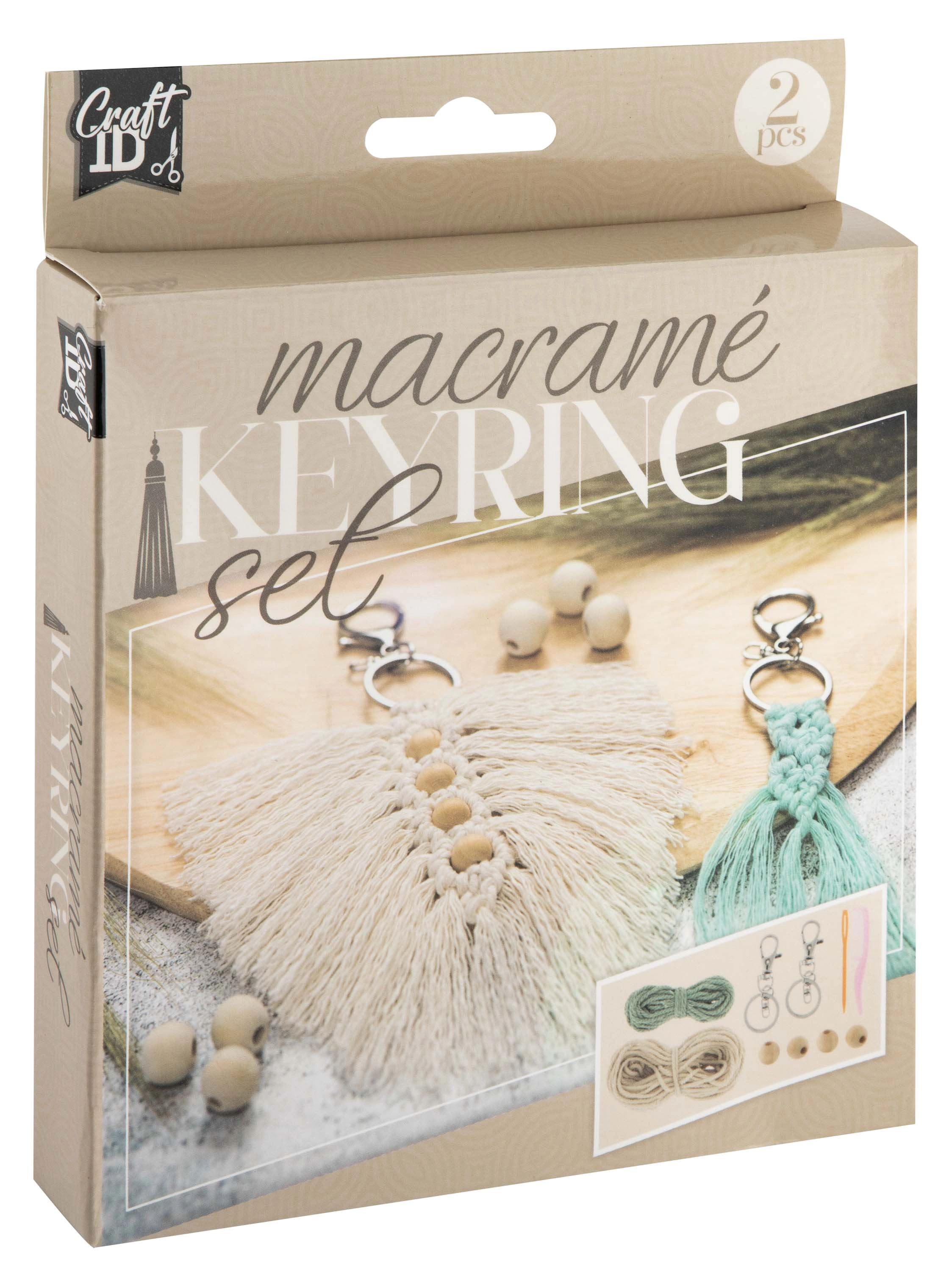 Grafix Macramé sada na výrobu přívěsků 2 ks