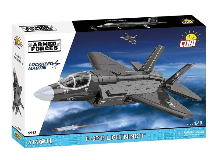Levně COBI 5912 Armed Forces Americký bojový letoun Lockheed Martin F-35B Lightning II USMC 1:48