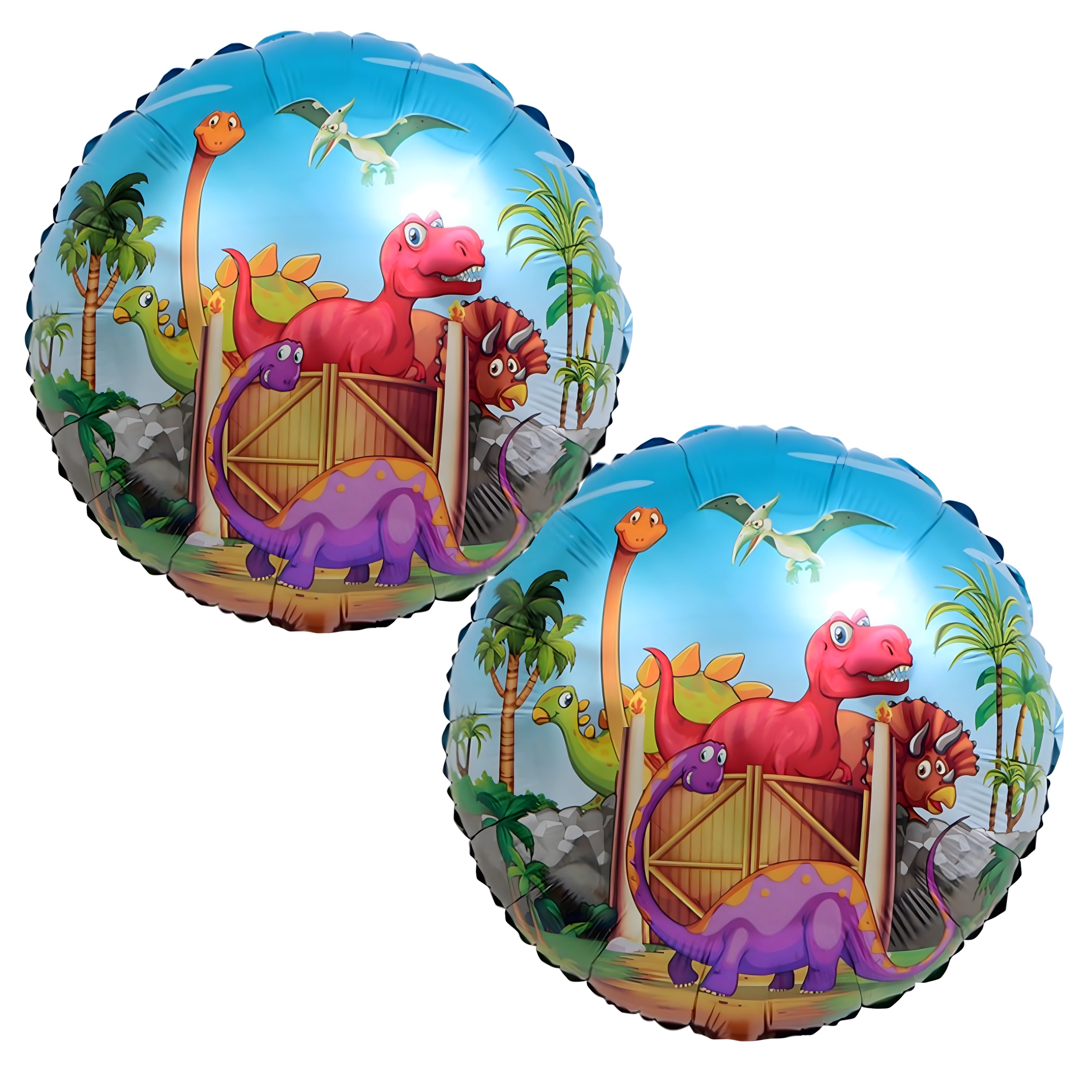Levně Real Home Sada narozeninových balónků Dinosaurus