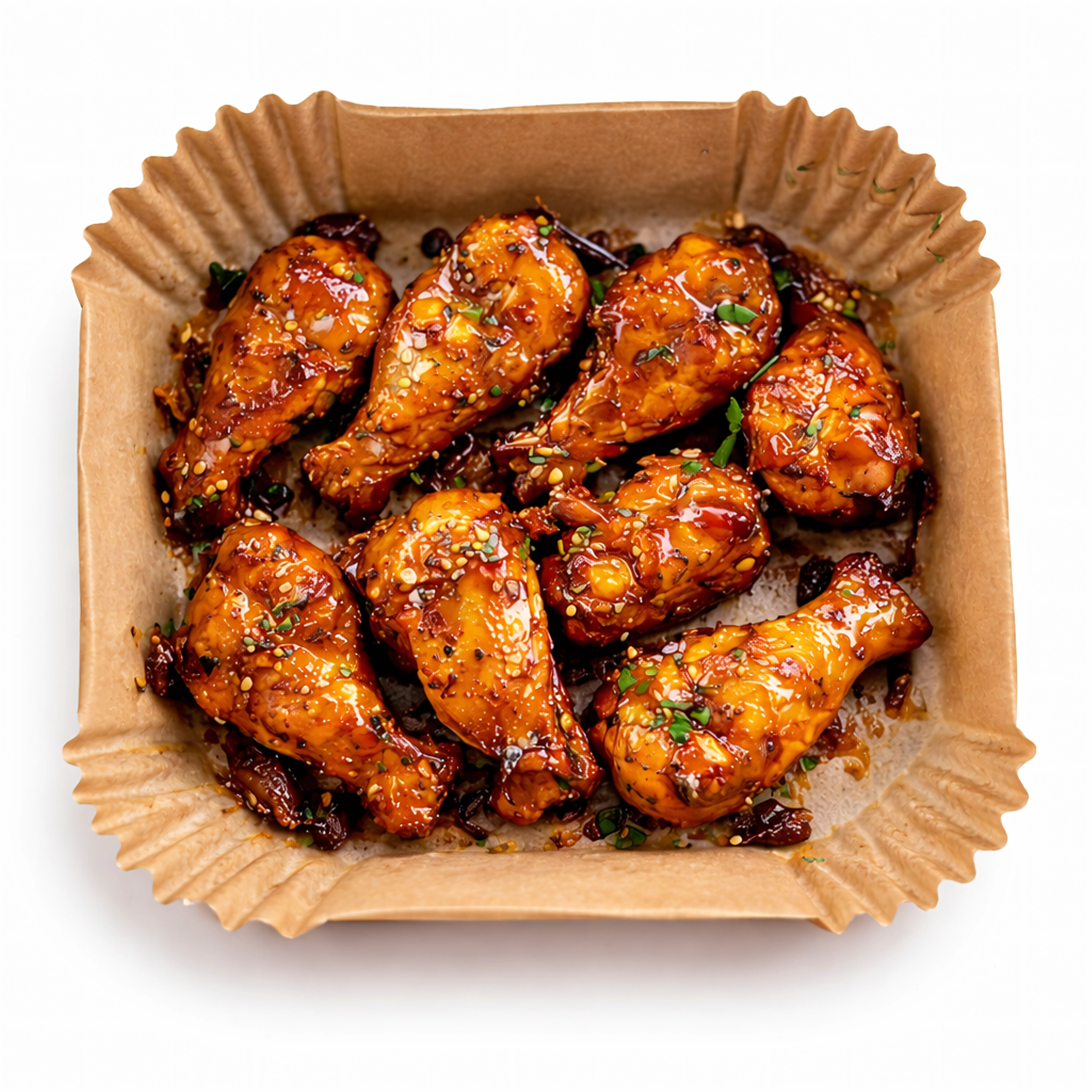 Levně Papírové vložky do horkovzdušné fritézy 23 × 23 cm (100 ks)