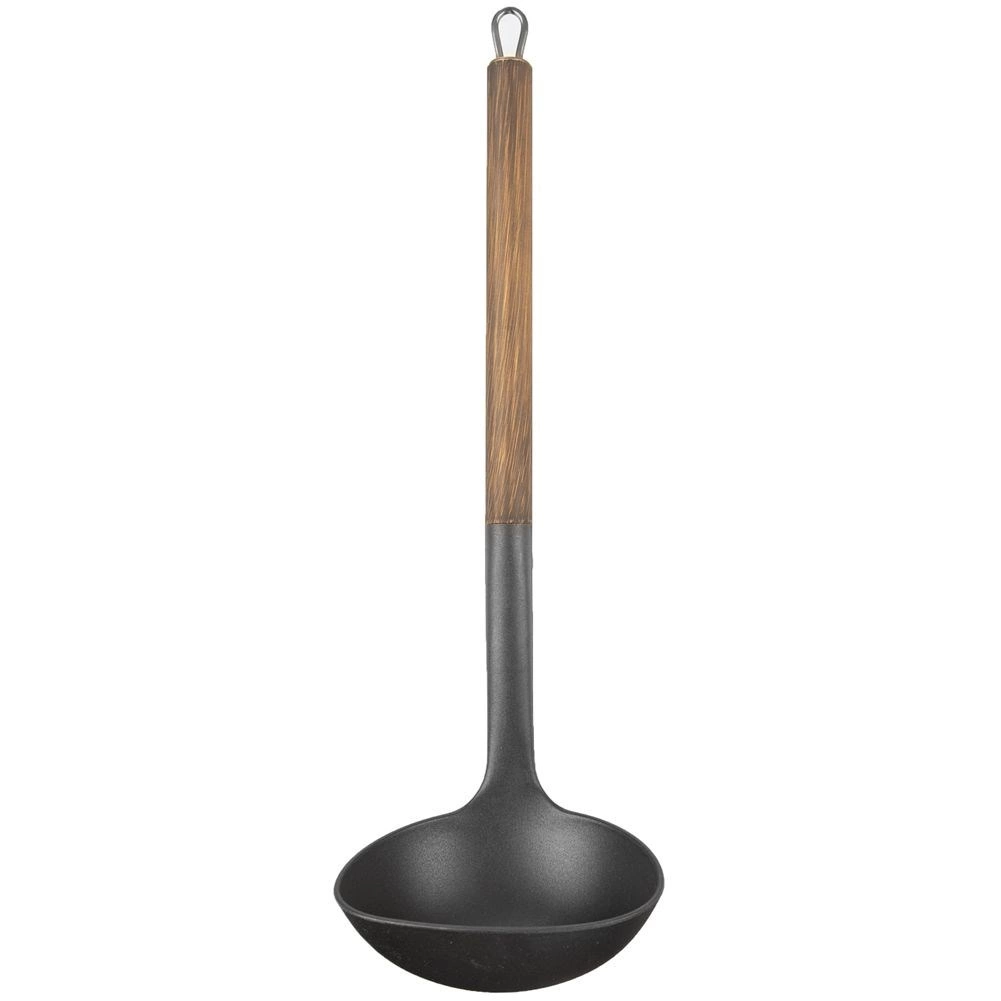 Levně Naběračka plná termoplast PBT/nerez WOODEN - ORION domácí potřeby