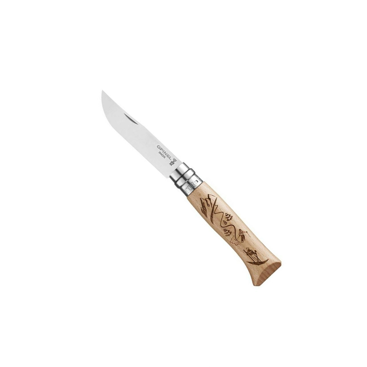 Levně Opinel N°08 Skiing 002188